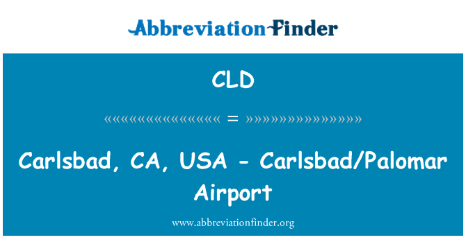 CLD: Carlsbad, CA, EUA - Carlsbad/Palomar Airport