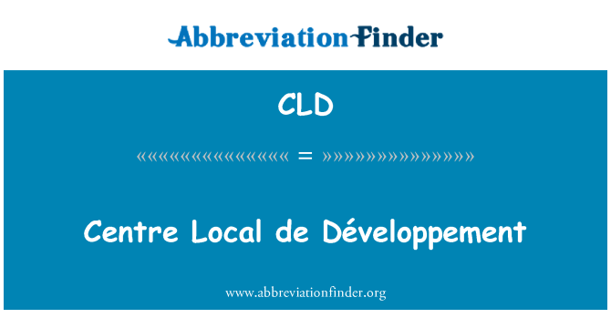 CLD: Sant lokal de Développement