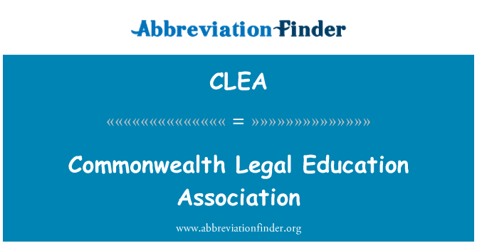 CLEA: Commonwealth lainopillinen koulutus Association