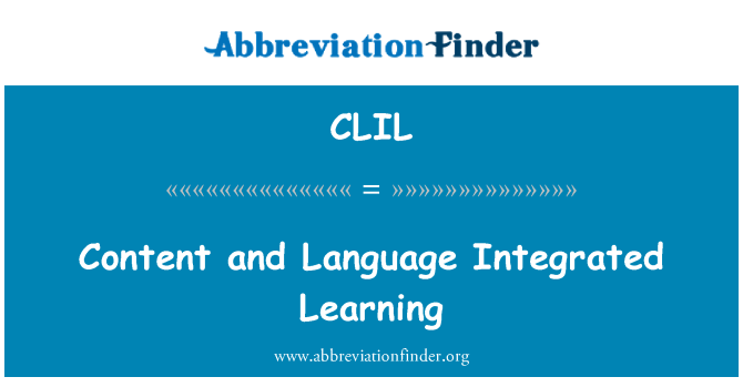 CLIL: התוכן ואת השפה משולב למידה