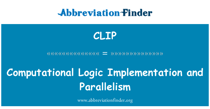 CLIP: Computational logik genomförande och parallellitet