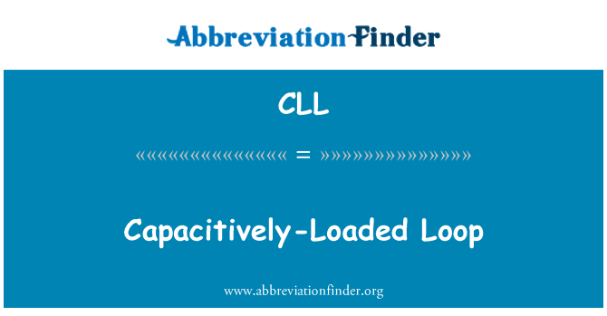 CLL: Dolen capacitively eu-llwytho