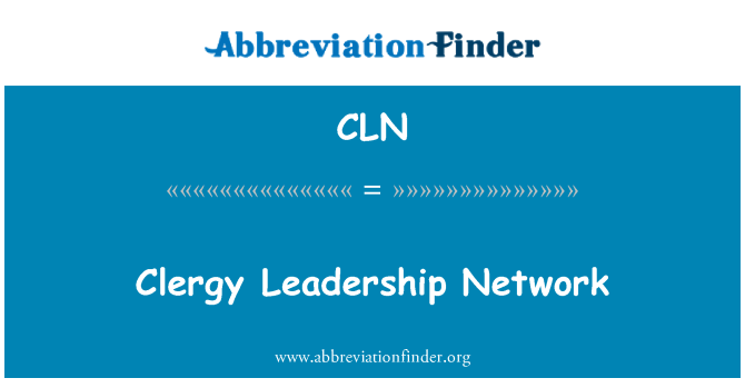 CLN: Clergy Leadership Network