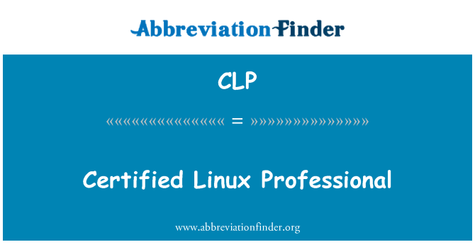 CLP: لینکس کے سند یافتہ پروفیشنل