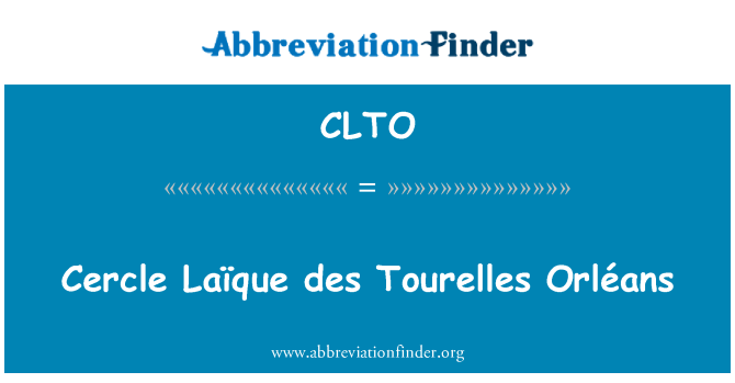 CLTO: Cercle Laïque des Tourelles Orléans