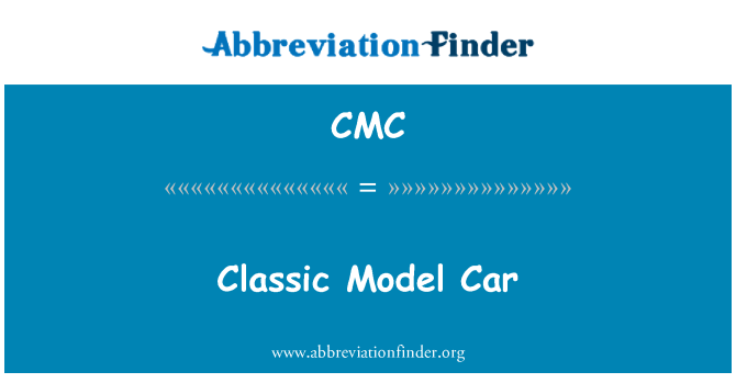 CMC: Modèle classique de voiture