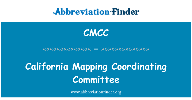 CMCC: Californie transfòmasyon Coordination komite