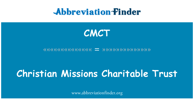 CMCT: Christian missjonijiet Trust ta ' karità