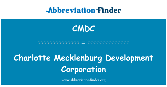 CMDC: Carlota de Mecklenburg-Schwerin Development Corporation
