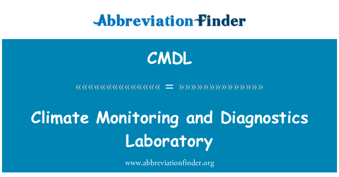 CMDL: Climate Monitoring and Diagnostics Laboratory