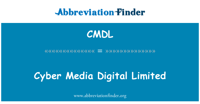 CMDL: Cyber Media Digital Limited