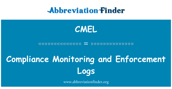 CMEL: Logs de execução e monitoramento de conformidade