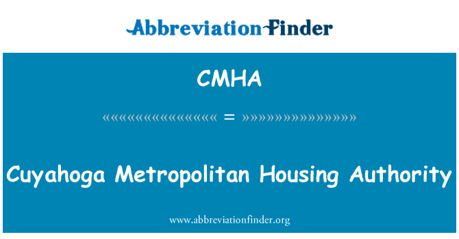 CMHA: Cuyahoga Metropolitan huisvesting autoriteit