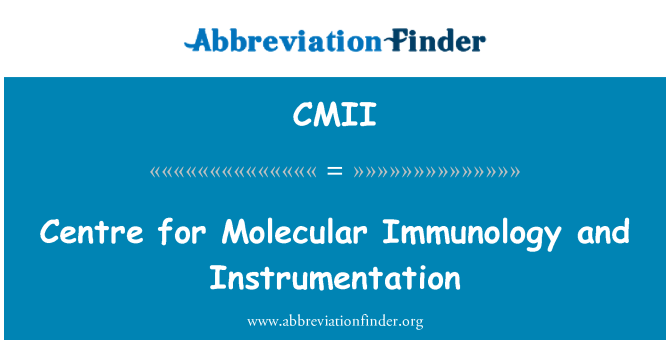 CMII: Molekuláris Immunológiai és Instrumentation központ