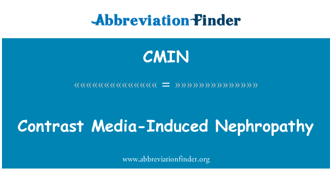 CMIN: Pami medya par Nephropathy