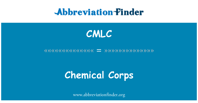 CMLC: Chemical Corps