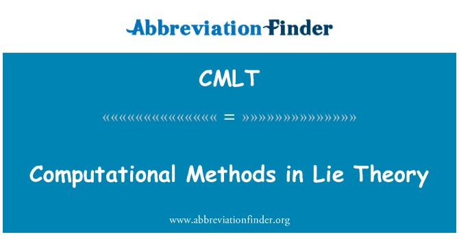 CMLT: Beräkningsmetoder för lögn teori