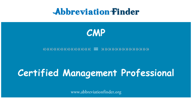 CMP: Certificeret Management Professional