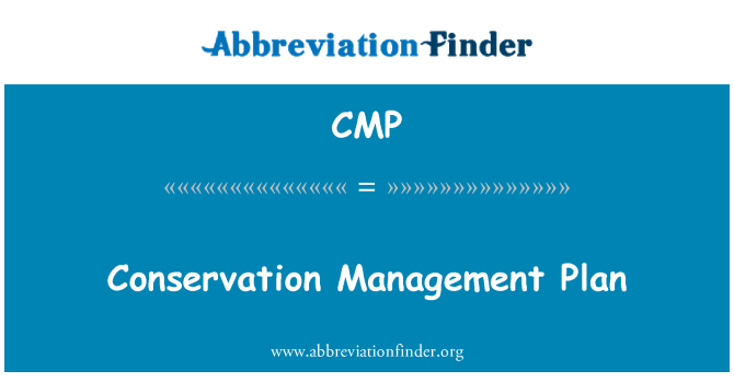 CMP: Konsèvasyon Gestion Plan