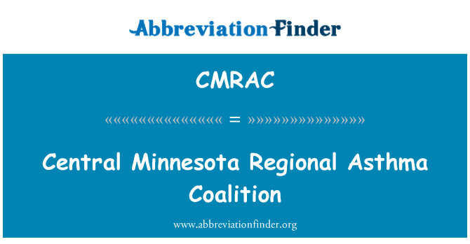 CMRAC: Centrinėje Minesota regionų astma koalicijos