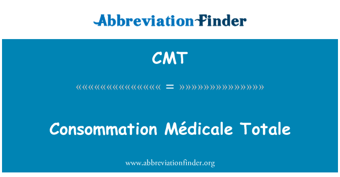 CMT: Consommation Médicale Totale