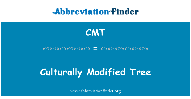 CMT: تہذیبی ترمیم شدہ درخت