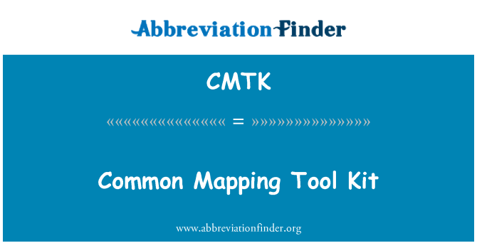 CMTK: Common Mapping Tool Kit