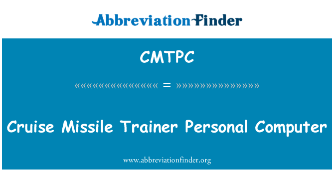 CMTPC: Misil de Kwazyè Trainer pèsonèl konpitè