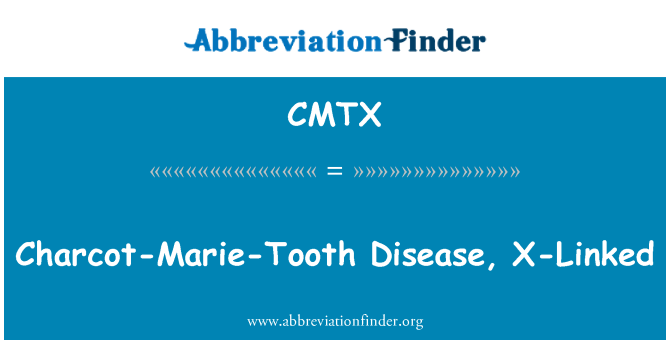 CMTX: Charcot Marie dan maladi, X Liés