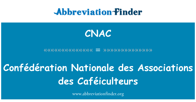 CNAC: 依靠全國協會 des Caféiculteurs