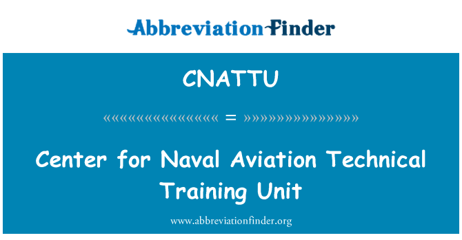 CNATTU: 海軍の航空技術トレーニング ユニット センター