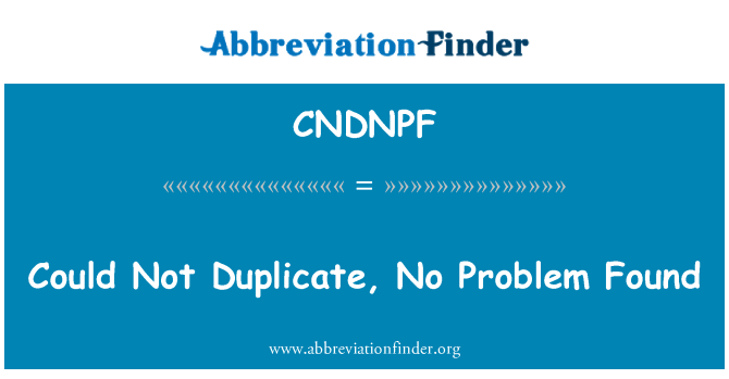 CNDNPF: Mogao reproducirati, nema problema