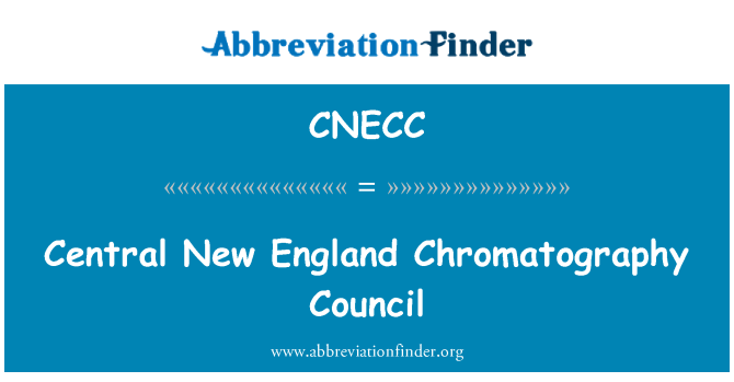 CNECC: Pusat kota New England kromatografi Dewan