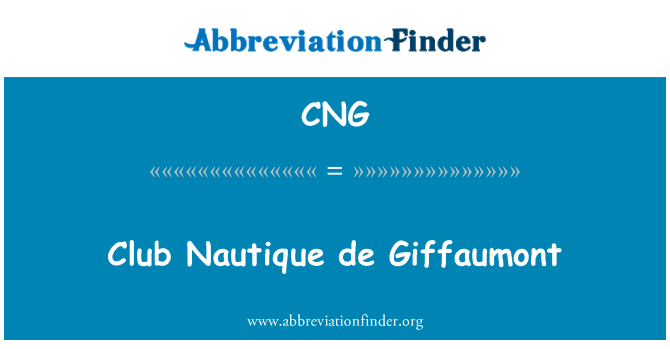 CNG: क्लब Nautique डे Giffaumont