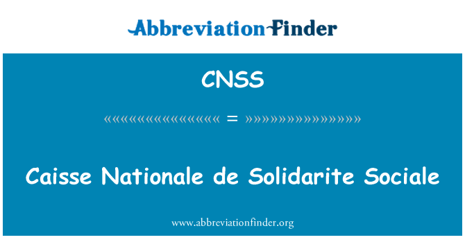 CNSS: De Solidarite nasyonal la Caisse Sociale