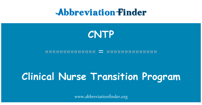CNTP: Klinik hemşiresi geçiş programı