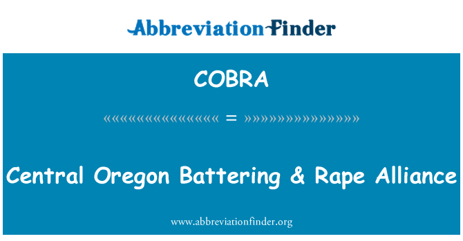 COBRA: Merkezi Oregon dövme & tecavüz İttifak