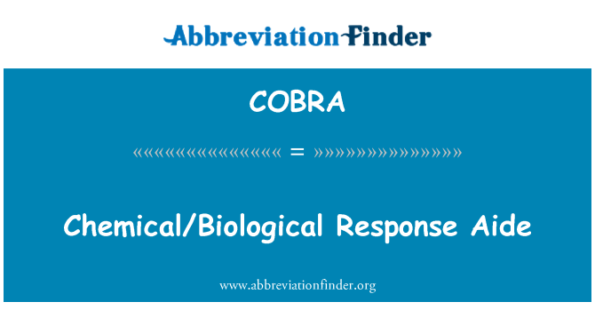 COBRA: Помощник химического/биологического ответа