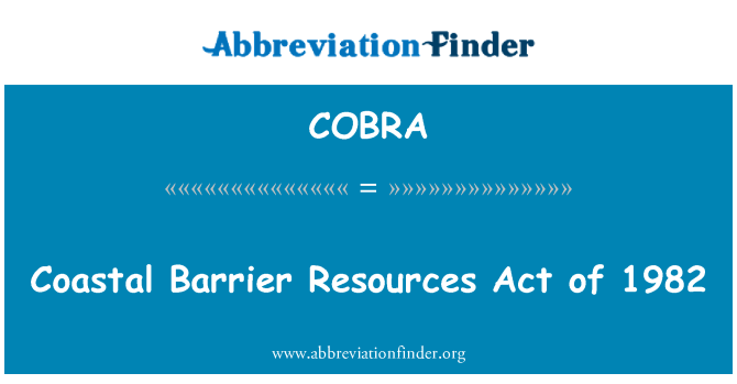 COBRA: -Côtières resous Loi de 1982