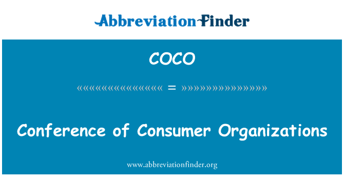 COCO: Tarbijakaitse organisatsioonide konverents