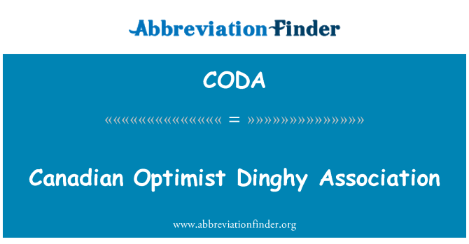 CODA: Canadese Optimist Dinghy Association