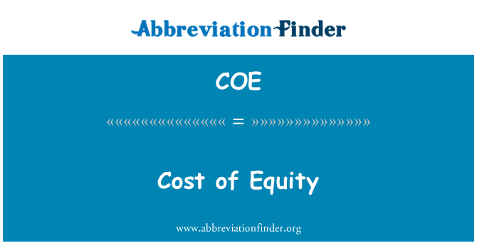 COE: عدل کی لاگت