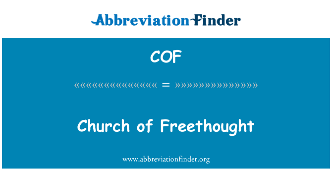 COF: Freethought के चर्च