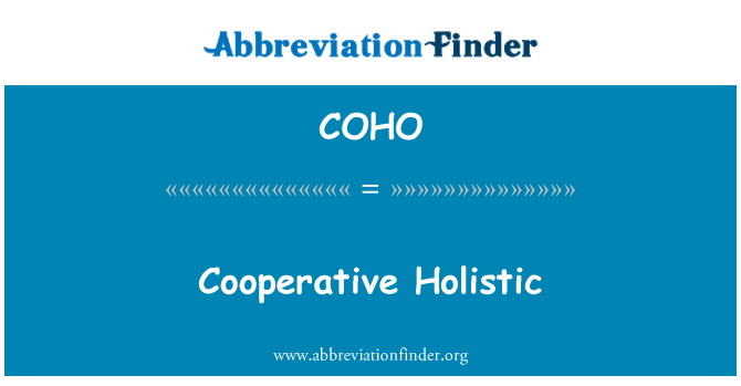 COHO: 全体的な協同