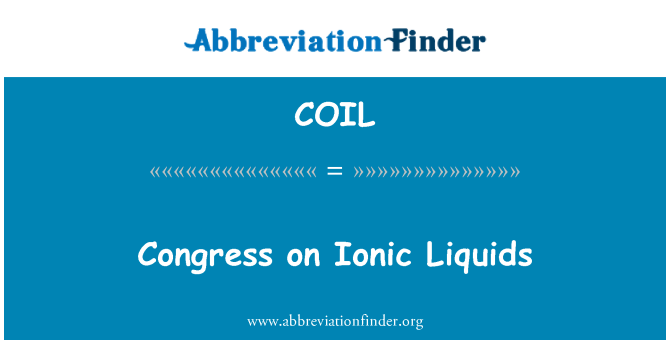 COIL: Quốc hội Hoa Kỳ ngày ion chất lỏng