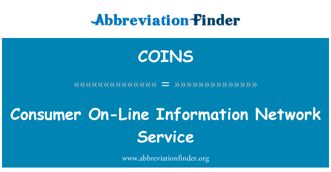COINS: Tüketici On-Line bilgi ağ hizmeti