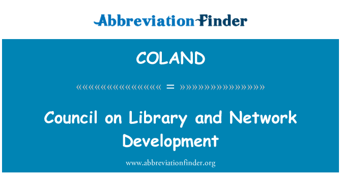 COLAND: Konsèy sou bibliyotèk ak devlòpman rezo