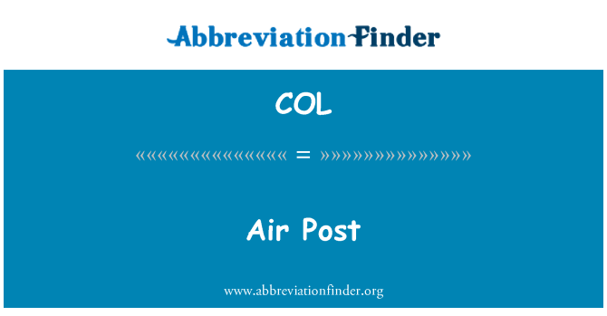 COL: Air Post