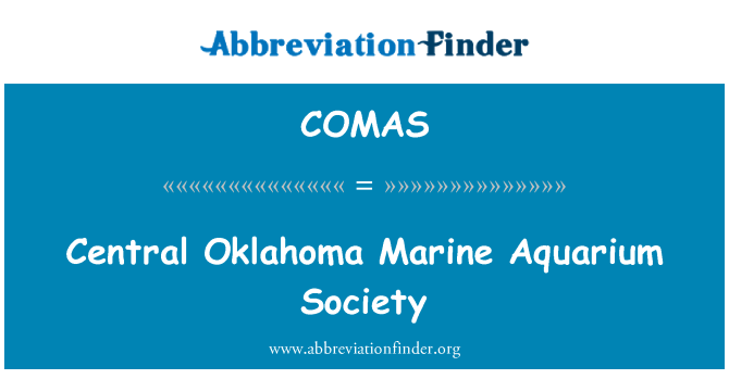 COMAS: Pusat Oklahoma Marine Aquarium Society