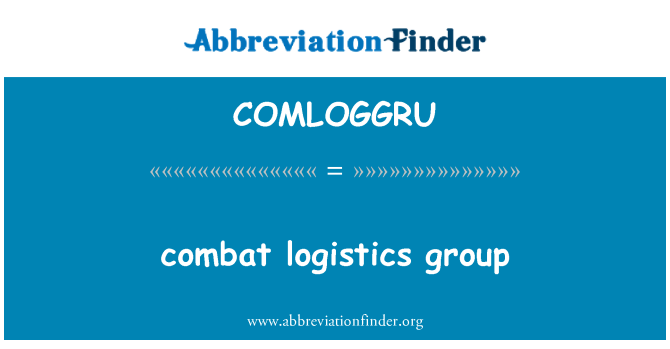 COMLOGGRU: Skupina bojových logistiky